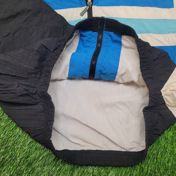 Vintage 80s HEAD Windbreaker Jacket Mens S/M Boxy Fit Neon Cropped Boxy - Picture 3 of 8